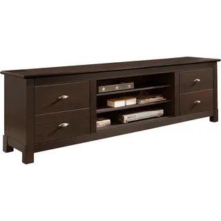 OTTO home Rauna Lowboard 200 cm Braun Metall/Massivholz