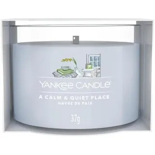 Yankee Candle A Calm & Quiet Place Votivkerze 37 g blau