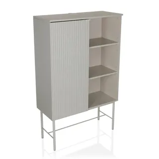 hjh living Highboard SIO 82 x 130 x 35 cm Hellgrau