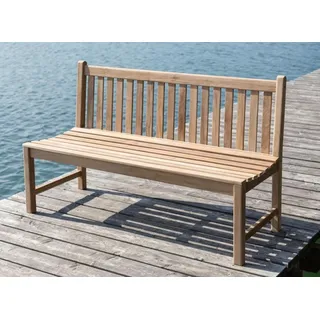 Stabile Bank Gartenbank Picadelly 150 cm in Premium Teak ohne Armlehne