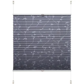 LIEDECO Klemmfix-Plissee Ranke 40 x 130 cm Polyester Grau