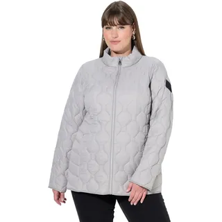 Ulla Popken Damen große Größen Übergrößen Plus Size HYPRAR Leichtstepp-Jacke, Kontrastfutter, wasserabweisend