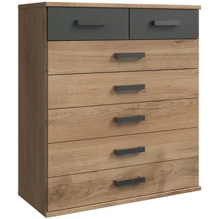 WIMEX Schubkastenkommode WIMEX "Cork, Hochkommode, Highboard 91/40/103cm, Made in Germany, Beimöbel erhältlich, in verschiedenen Größen erhältlich, Wohnzimmer, Kommoden & Sideboards, Kommoden