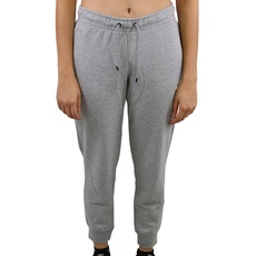 Nike Damen Nsw Essntl Tight Flc Sweatpants, Dk Grey Heather/White, M EU