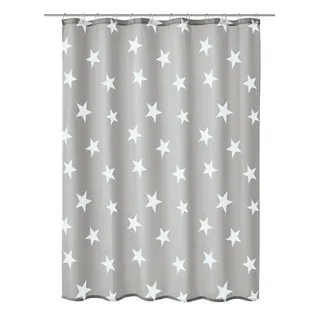 KLEINE WOLKE Duschvorhang Nova 180 x 200 cm grau