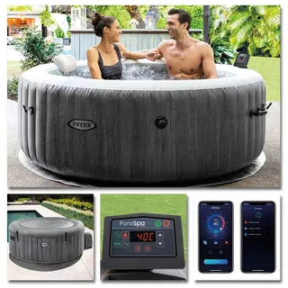 Intex PureSpa Bubble 196 x 71 cm Grau