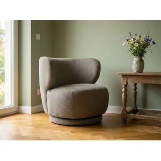 OTTO home "ANNELIN, Loungesessel, Clubsessel", 360 drehbar, Struktur-Bezug,
