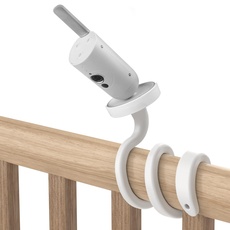 HOLACA Flexible Crib Mount for Philips Avent Connected Videophone SCD923/26 Baby Monitor - Twist Versatile Mounting Set for Philips Baby Monitor