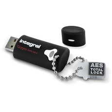 Integral 16GB Crypto-140-2 256-Bit 3.0 USB Stick verschlüsselt - USB Stick Passwort geschützt FIPS 140-2 Level 3 zert. Schutz vor Brute-Force-Angriffen - Robustes, dreilagiges, wasserdichtes Design