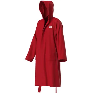 Arena Bademantel Zeppelin Rot/Snow S