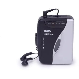Roxx PCP 300 Tragbarer Kassettenspieler Schwarz/Silber