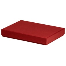 Rössler Papier 13521453361 - Boxline Kartonage rechteckig, passend für DIN A5, Rot, 1 Stück