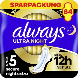 Always Ultra Secure Night Damenbinden 64 St.
