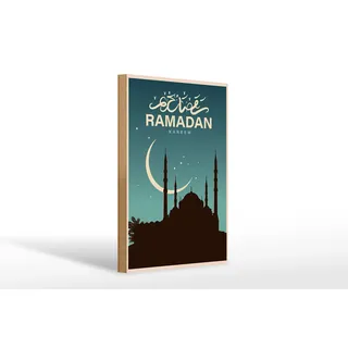 Holzschild Ramadan 20x30cm Kareem