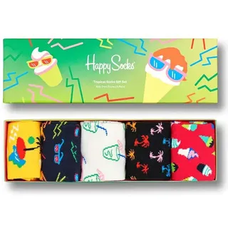 Happy Socks Tropical Gift Set Socken 5 Paare - Multicolor - EU 13-21