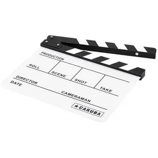 Caruba Professionele Filmklappe  Weiß