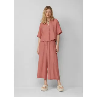 QS Culotte Sommerhose in Struktur-Optik, orange