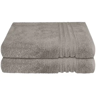 SCHIESSER Milano Duschtuch 70 x 140 cm grau