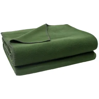 Zoeppritz Soft-Fleece Decke 160 x 200 cm dark jade