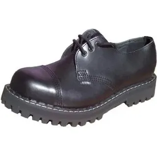 Steel - Full Black, 3-Loch Boots - Schwarz