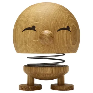 Hoptimist Bimble, Holzdeko, Wackelfigur aus Holz, Deko Skandinavisch, Deko Wohnzimmer, Schreibtisch Deko, Büro Gadgets, Tolle Kleine Geschenke, 10 x 10 x 14 cm, Large, Oak