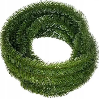 22,5 Meter Weihnachtsgirlande, künstliche Tannengirlande, Weihnachtsdeko, Künstliches Tannengrün, Weihnachts Girlande, Christmas Garland, Girlande Grün 5x4,5m