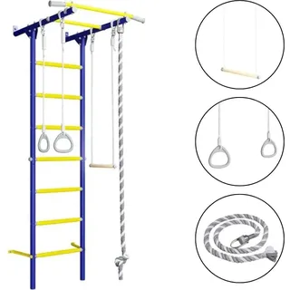 Wallbarz Win 1W Sprossenwand kinderzimmer | Kletterwand | Klettergerüst - Blau