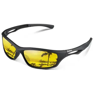 Duduma Sonnenbrille Herren Polarisiert Sport Sonnenbrille UV400 Schutz Sportbrille zum Angeln Laufen Fahrrad brillen für Herren Damen TR90