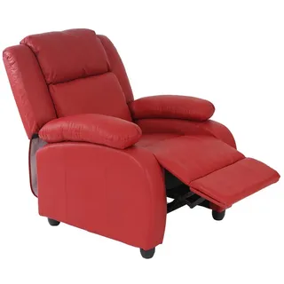MCW Relaxsessel 72 x 71 x 70 cm Rot mit Liegeposition