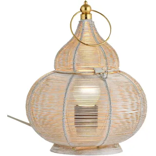 Marrakesch Orient & Mediterran Interior Tischlampe Weiß