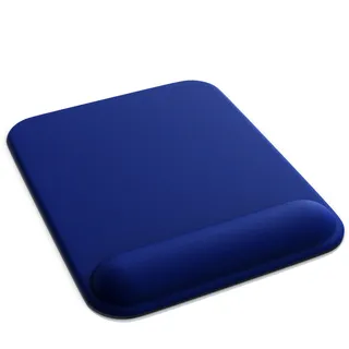 CSL - Mauspad mit Gelkissen - Titanwolf Gaming Handgelenkauflage - Mousepad - Gel Handballenauflage Handauflage Gelpolster ergonomisch - wasserabweisend und abwaschbar B Blau