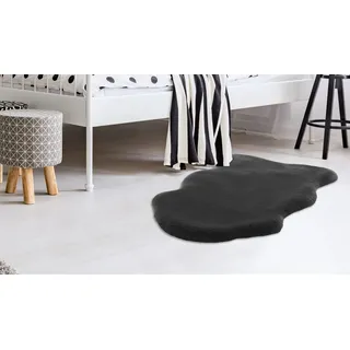 calo-deluxe Vogesen 200 Fellteppich 60 x 90 cm Grau