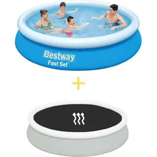 Bestway Pool - Fast Set - 366 x 76 cm - Inklusive Solarsegel