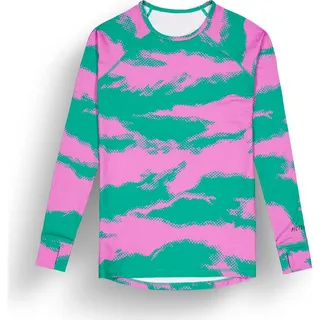 Picture Milita Printed TOP retro bliss print (B) L