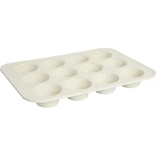 Wenco Muffinform 12er Keramik – Muffin Backform für 12 Cupcakes antihaftbeschichtet – Kuchenform hitzebeständig bis 220°C – Blech für Muffins Törtchen & Brownies