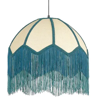 Beliani Milagro 1-flg. 42 cm Oval Beige/Blau