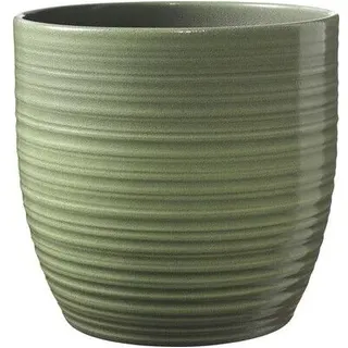 Blumentopf Soendgen Bergamo Lasur Kermaik Ø 13 H 12 cm blattgrün