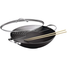 KUHN RIKON 37043 Kochgeschirr Guss Jampur Wok 36cm