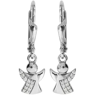 Ostsee-Schmuck Ohrhänger kleiner Engel Silber 925 24