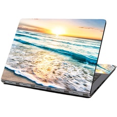 Laptop Skin Aufkleber Aufkleber 13" 13,3" 14" 15" 15,4" 15,6 Zoll Laptop Vinyl Skin Sticker Cover Art Decal Protector Notebook PC (Meer und Strand)
