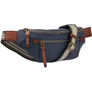 CAMEL ACTIVE Damen Bauchtasche aus Nylon mit Reißverschlüssen Dunkelblau, Womenswear-M