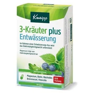 Kneipp 3-Kräuter plus Entwässerung Kapseln 60 St.