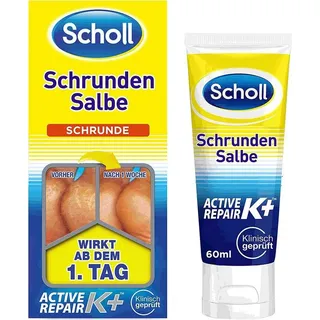 SCHOLL Schrundensalbe Active Repair K+ Fußcreme 60 ml