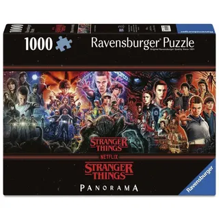 Ravensburger Puzzle 12001502 - See You On The Other Side - 1000 Teile Panorama Stranger Things Wir sehen uns auf der anderen Seite