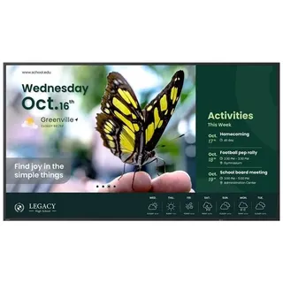 BenQ ST5504 ST04 Series - 55" LED-backlit LCD display - 4K - for digital signage