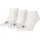 Sneaker Socken 3er Pack Weiß 43-46