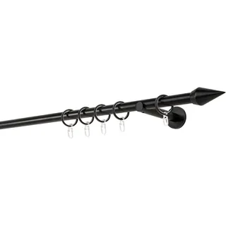 MYDECO »20mm Point Wandträger 12 cm« schwarz, L:150cm, Gardinenstangen, Gardinenstange