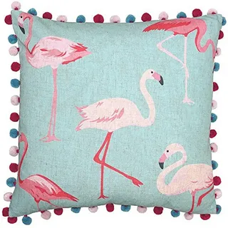 Paoletti Flamingo 50X50 FEATH CUSH DEB, Duck Egg, 50x50cm