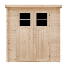 Timbela Gartenhaus Holz M310F 2,63 m2 mit abschließbarer Tür