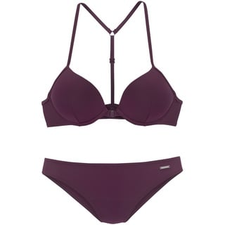 bruno banani Push-Up-Bikini Damen bordeaux Gr.34 Cup C